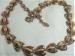 Pretty Copper Hearts Necklace