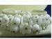 Vintage White Wrap Glass Flower Bead Bracelet