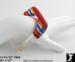 Lucite Bangle:  Vintage Lucite Laminated Bangle Bracelet
