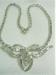 Signed Vintage Crown Trifari Choker Rhinestone Baguette Neck