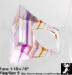 Lucite Ring: Vintage Lucite Mod Ring, Op Art Lucite Ring