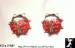 Ladybug Earrings: Rhinestone Ladybug Lady Bug Earrings
