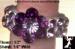 Stretch Ring: Rhinestone Daisy Stretch Ring Lavender Purple