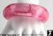Lucite Bangle Bracelet: Chunky Pink Acrylic Bangle Bracelet