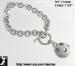 Charm Bracelet: Moon & Stars Rhinestone Toggle Bracelet