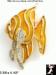 Fish Pin: Stained Glass Look Rhinestone Goldfish Pin Brooch