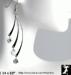 CZ Earrings: Cubic Zirconia 3 Drop Earrings, Cubic Zirconia