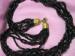 Vintage 6 Strand Black Seed Bead Vintage Necklace/Torsard