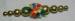 Early Plastic Floral Bouquet Bar/Sash Pin