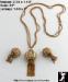 Necklace Set: Vintage Sputnick Necklace Earrings Set
