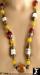 Ethnic Necklace: Vintage Amber Ethnic Necklace, Amber
