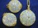 Vintage Dainty  Iridescent Glass & Rainbow Aurora Borealis R