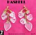 Haskell Earrings: Vintage Miriam Haskell Lucite Drop Earring