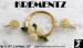 Krementz Pin Earrings Set: Vintage Krementz Ivory Rose Set