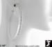 Clear Lucite Clear Rhinestone Hoop Earrings, Lucite Jewelry