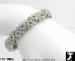 Rhinestone Bangle: Clear Rhinestone Flexible Bangle Bracelet