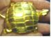 Signed Jeanne Big Gold Tone Turtle Brooch/Pin