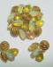 Rhinestone Set, Soft Browns, Jonquil