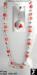 Beads: Long Bead Necklace Earrings Set Hearts Dice