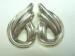 Sterling 925 Modernistic Pierced Earrings