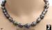 Pearl Necklace: Black Baroque Freshwater Pearl Necklace