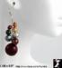 Chandelier Earrings: Multicolored Pearl Onyx Earrings