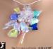 Glass Jewelry: Dichroic Glass Sterling Silver Pendant
