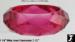 Bangle Bracelet: Hot Pink Lucite Faceted Bangle Bracelet