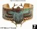 Egyptian Scarab Beetle Bracelet: Egyptian Motif Jewelry