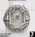 Ring: Large Camphor Glass Sterling Silver Filigree Ring