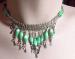 Mid Eastern Design Choker Charm Necklace