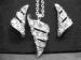 Sarah Coventry Silver Tone & Rhinestone Pendant/Earrings SET