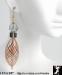 Earrings:  Art Glass Earrings; Art Glass Beads Earrings
