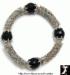 Stretch Bangle Bracelet: Bali Filigree  Stretch Bangle