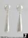 Clip Earrings: Sterling Silver Clip Drop Earrings, Earrings