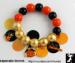 Halloween Bracelet Golden Halloween Stretch Charm Bracelet