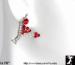 Cosmopolitan Martini Earrings: Cosmo Martini Earrings Red