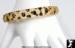 Lucite Rhinestone Bangle Bracelet Leopard | Lucite Jewelry