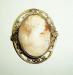 Vintage Shell Cameo Signed
