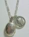 Sterling Silver Locket Necklace With Religious Medal