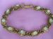Vintage Signed Goldette NY Opalescent Dainty Bracelet