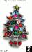 Christmas Tree Pin: Vibrant Rhinestone Christmas Tree Pin