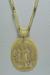 Celluloid Silouette Necklace - Woman and Bird