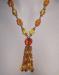 Amber Flapper Tassel Necklace