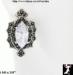 Earrings: Cubic Zirconia Marcasite Sterling Silver Earrings