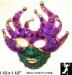 Mardi Gras Mask Pin: Purple Green Rhinestone Mardi Gras Mask