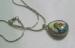 Sterling Silver and Enamel Madonna/Child/Angel Locket NL