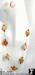 Necklace Set: Simulated Coin Pearl Disk Crystal Necklace Set