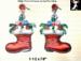 Christmas Earrings: Santa's Boot Christmas Earrings