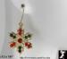 Christmas Snowflake Earrings: Rhinestone Snowflake Earrings